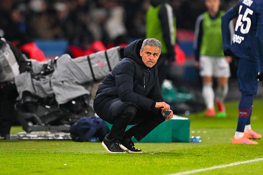 Luis ENRIQUE head Coach of Paris Saint-Germain during the Ligue 1 McDonald