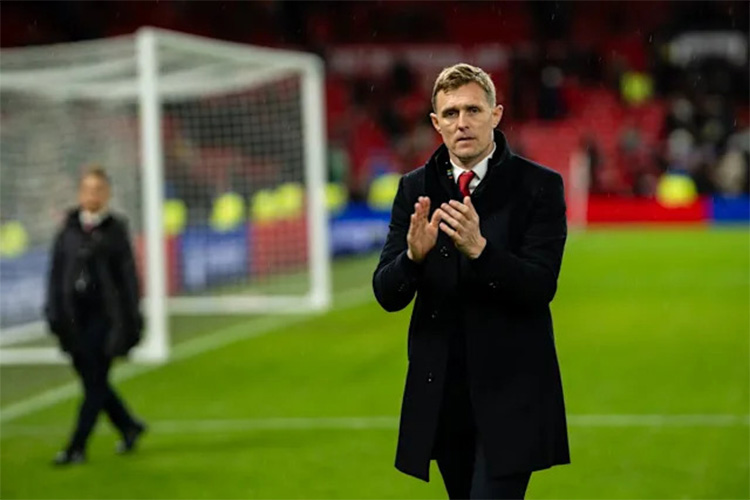 Fletcher usai laga bersama Red Devils