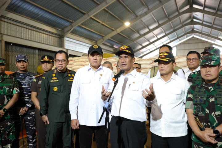 Keterangan pers Mentan Amran dalam sebuah sidak