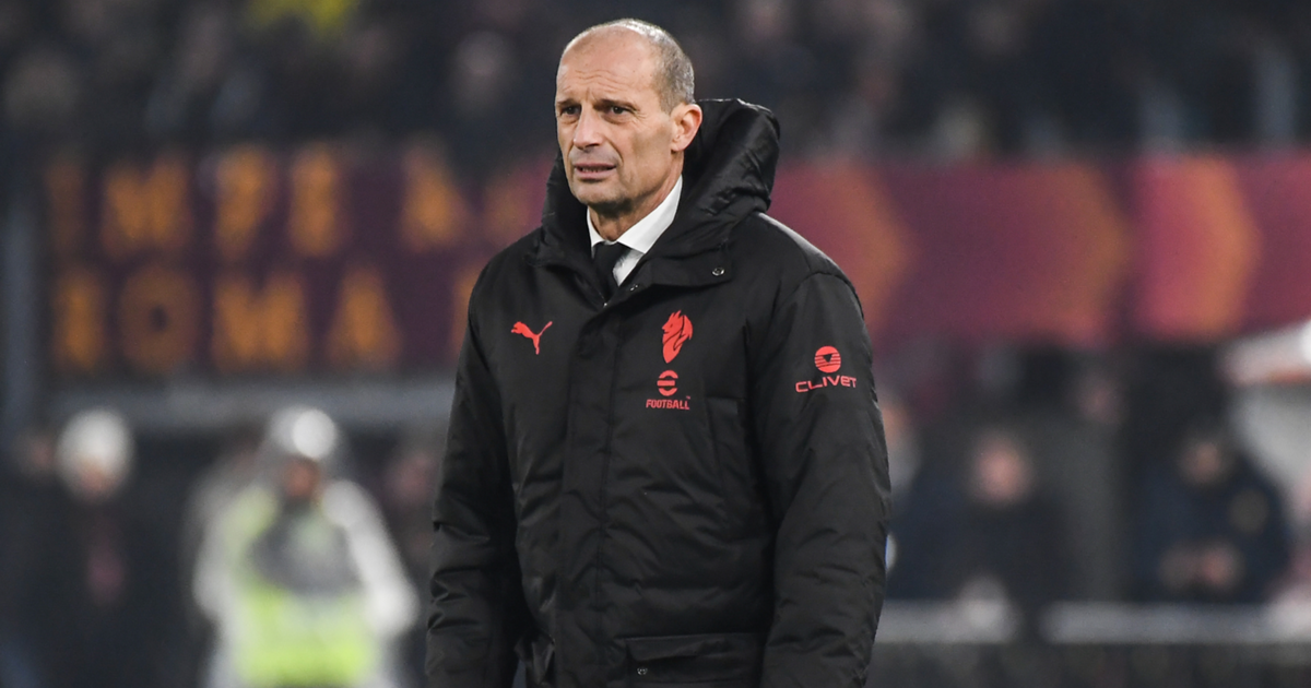 Massimiliano Allegri dalam sebuah laga bersama AC Milan