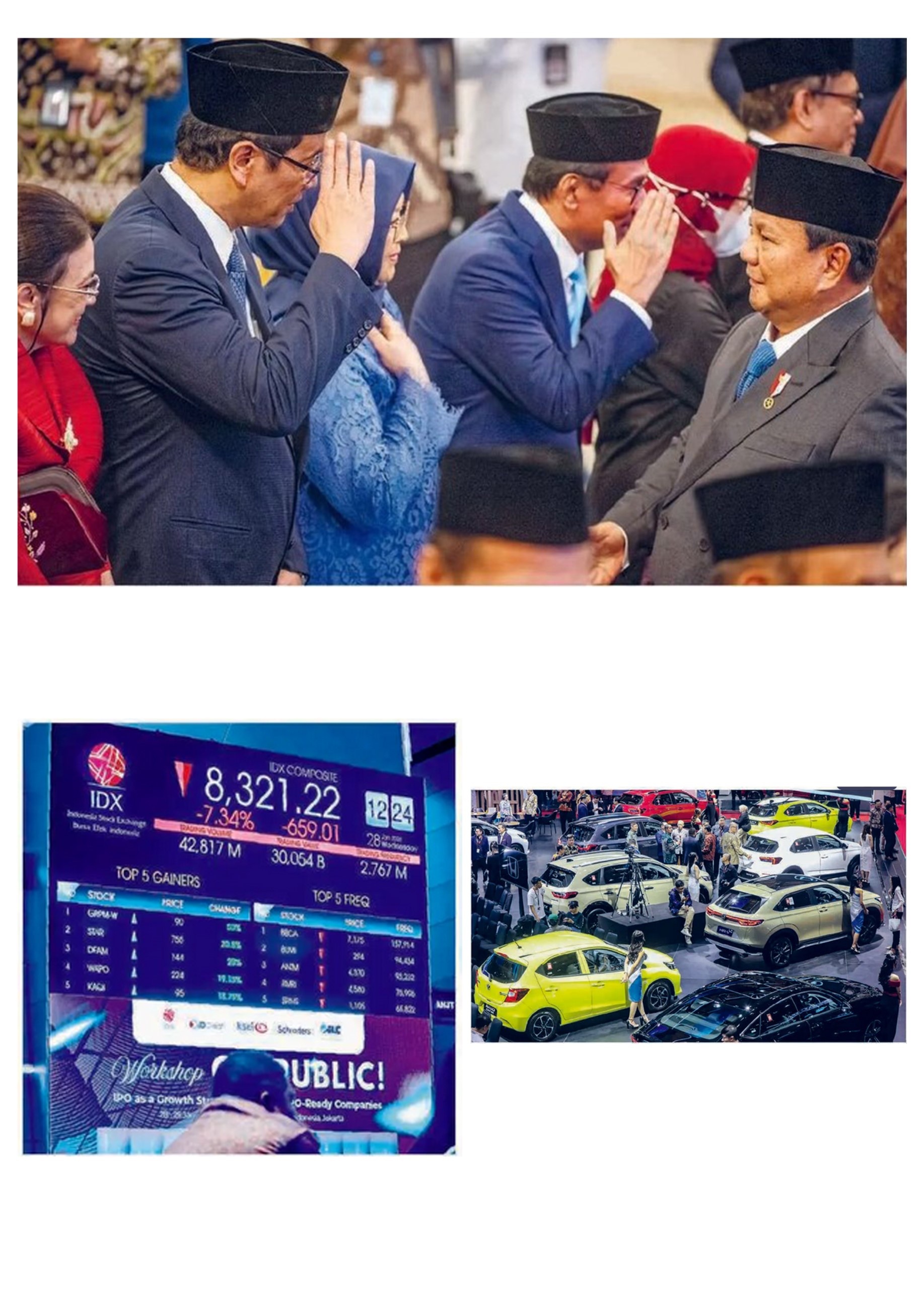 Pameran otomotif IIMS 2025 yang berlangsung di JIExpo, Kemayoran, Jakarta.