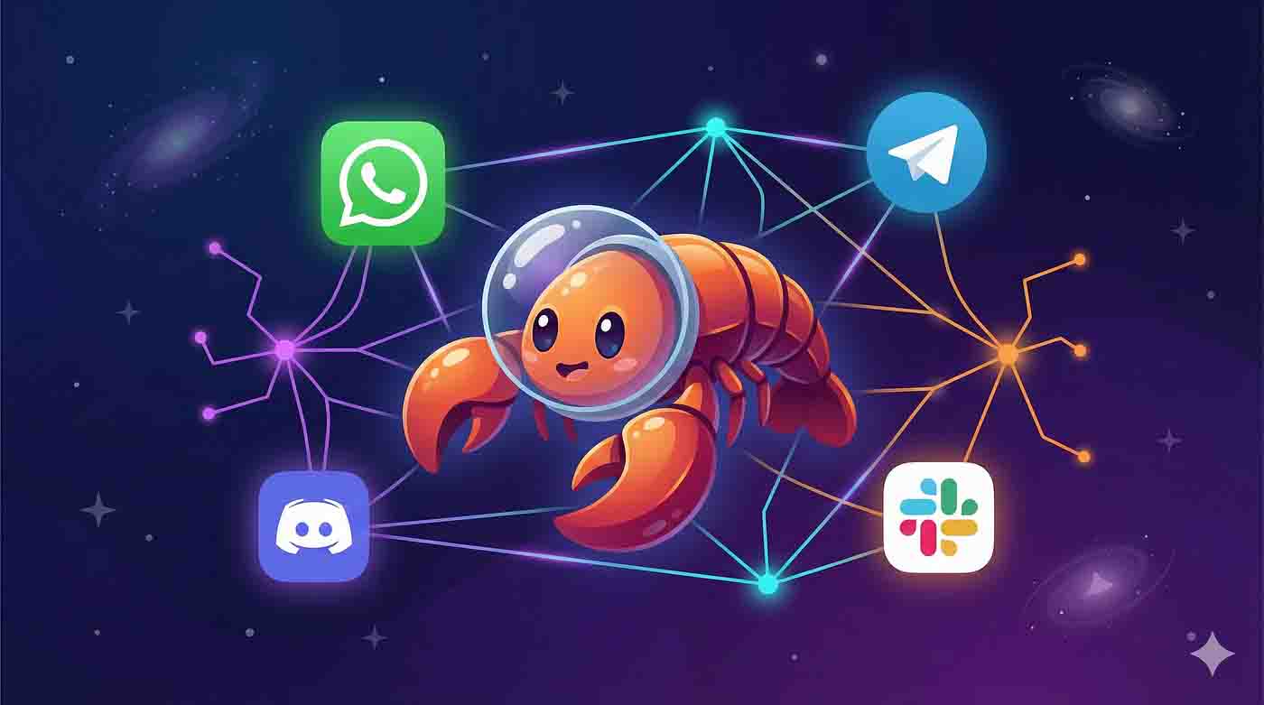 Ilustrasi Ikon Moltbot