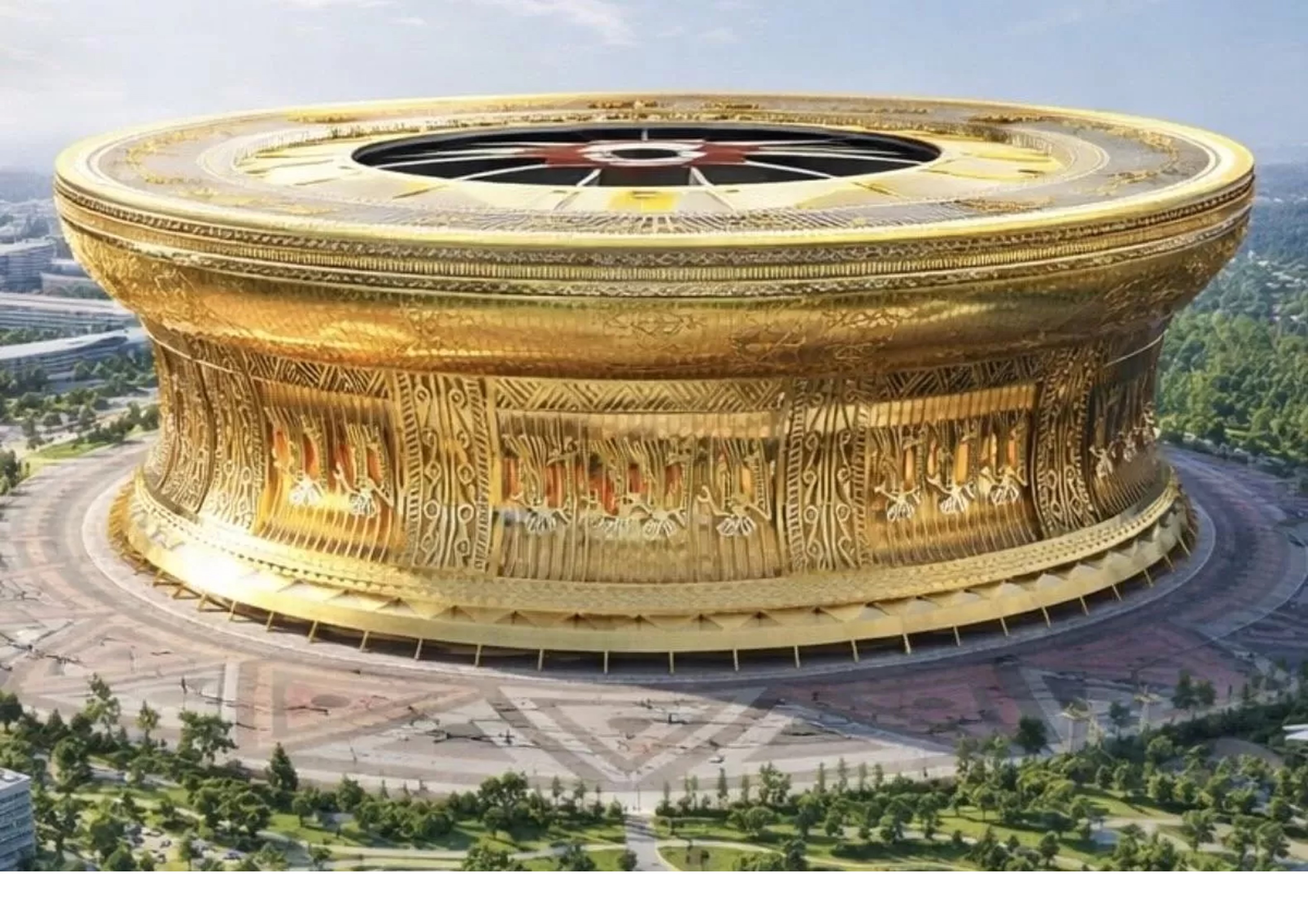 Desain Stadion Trong Dong