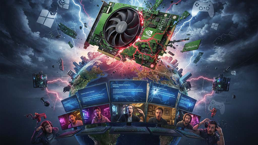 Ilustrasi Gaming Rig Nvidia Gamer Seluruh Dunia Rusak Akibat Windows Update