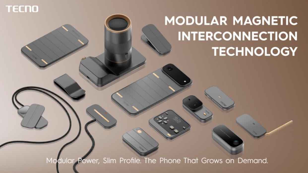 Material Pemasaran Smartphone Modular Tecno