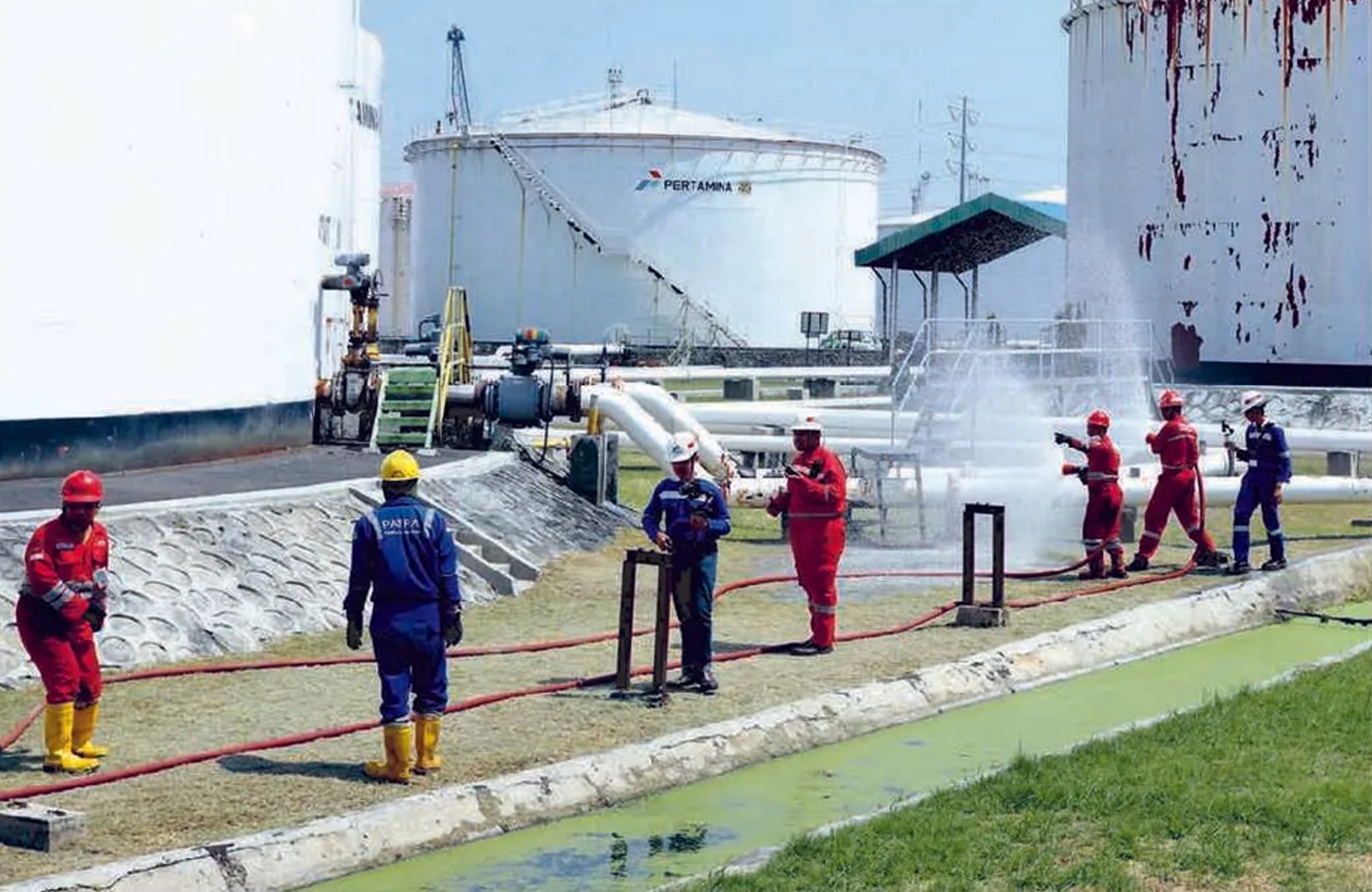 TERBATAS: Fasilitas storage BBM hanya mampu menyimpan bahan bakar minyak di angka setara 25-26 hari konsumsi nasional.