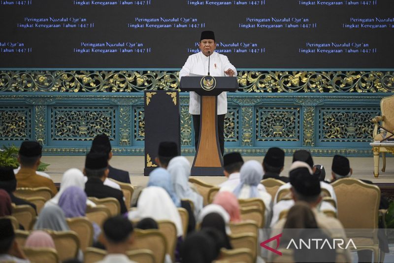 Presiden Prabowo Subianto dijadwalkan merayakan malam takbiran di Sumatera Utara dan menunaikan shalat Idul Fitri di Aceh pada 21 Maret 2026.
