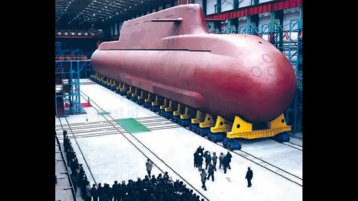 TERSEMBUNYI: Korea Utara merahasiakan lokasi pembuatan kapal selam rudal tenaga nuklir 8.700 ton