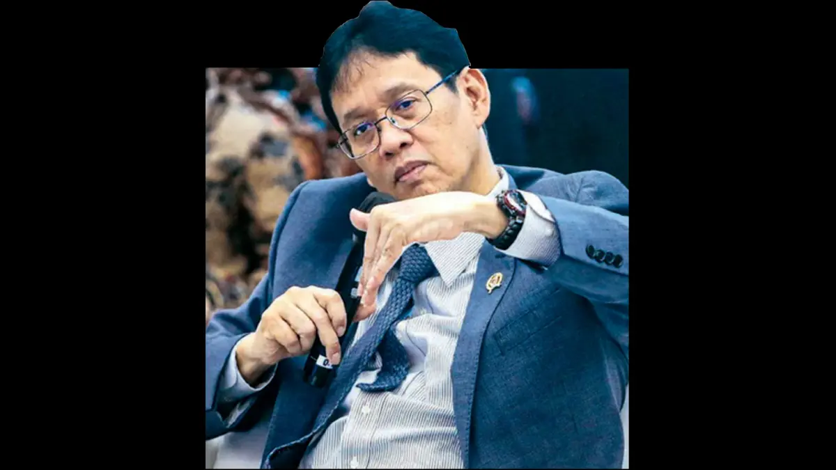 Menteri Keuangan Purbaya Yudhi Sadewa menyampaikan paparan keuangan negara pada konferensi pers APBN KiTa di Jakarta kemarin (5/5). Pendapatan negara mencapai Rp 574,9 triliun, sedangkan realisasi belanja mencapai Rp 815 triliun.