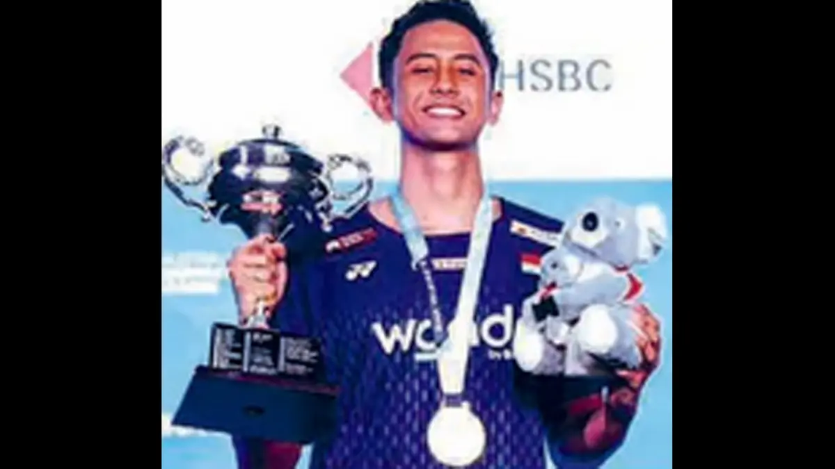 DUA SET LANGSUNG: Alwi Farhan menjadi satu-satunya pebulu tangkis Indonesia yang meraih gelar juara di Australian Open 2026.