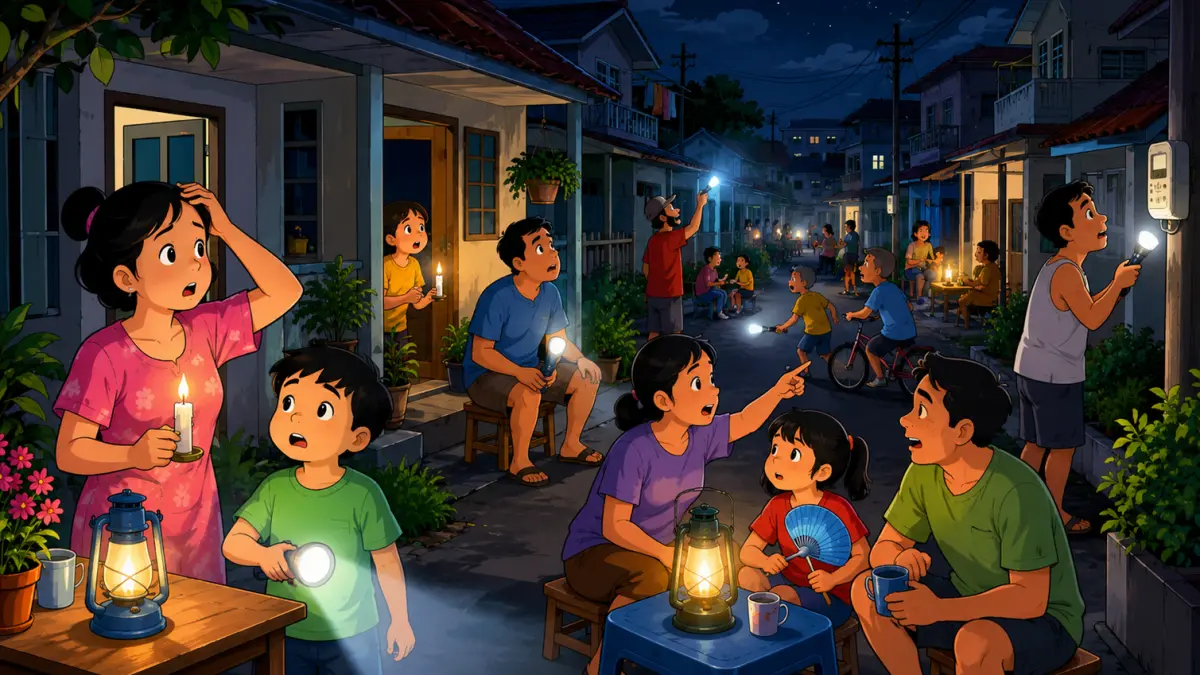 Ilustrasi Mati Lampu