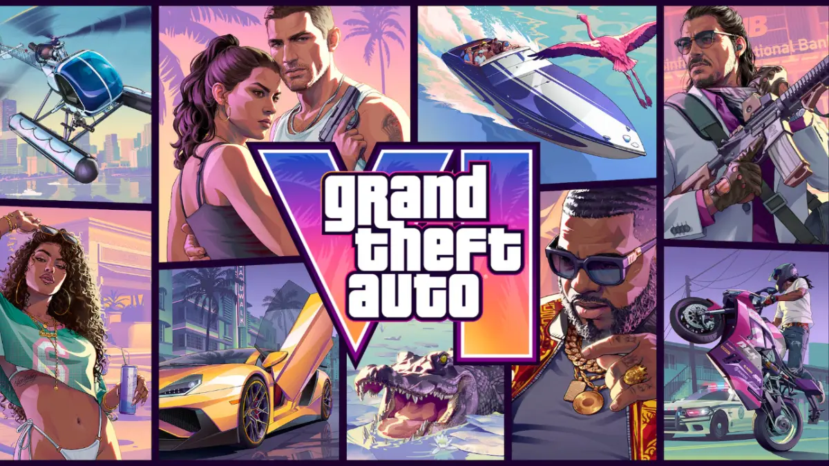 Key art resmi Grand Theft Auto VI.