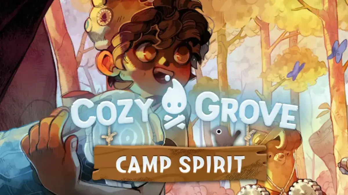 Key art resmi Cozy Grove: Camp Spirit, sekuel game simulasi santai yang rilis 15 Juli 2026 di PC dan hampir semua konsol. (Dok. Spry Fox)