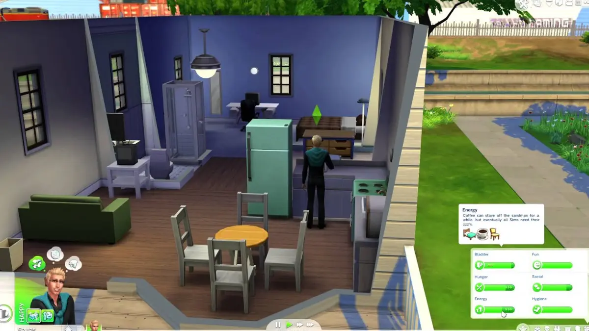 Ilustrasi The Sims 4 yang kini dilengkapi fitur autosave resmi di semua platform.