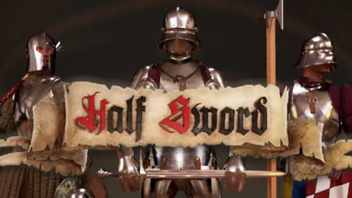 illustrasi resmi dari video game half sword (steam)