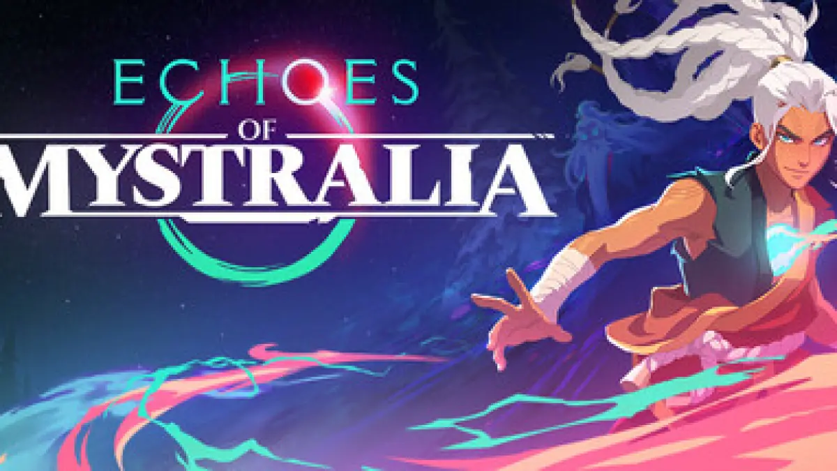 Illustrasi resmi untuk video game Echoes of Mystralia (steam)