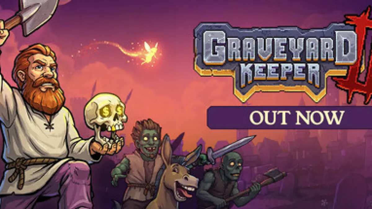 Illustrasi resmi video game Graveyard Keeper 2 (steam)