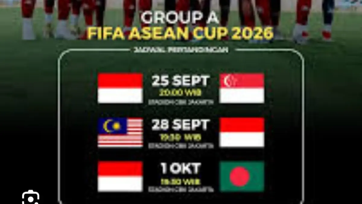 Jadwal Timnas Indonesia di grup A. (foto:ist)
