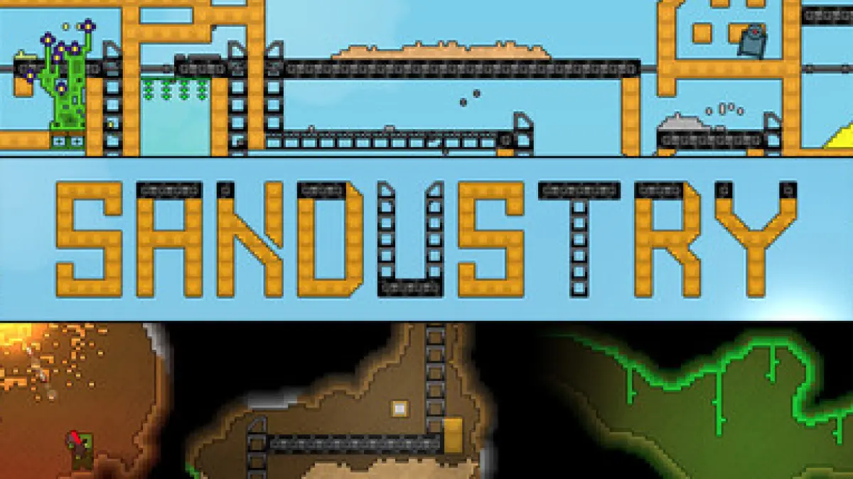 Illustrasi resmi dari video game Sandustry (steam)