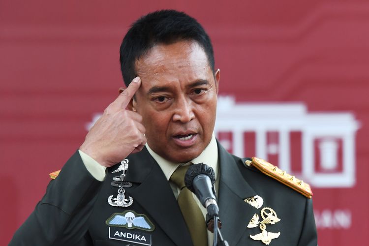 Panglima TNI Jenderal Andika Perkasa. (ANTARAFOTO/Hafidz Mubarak A)