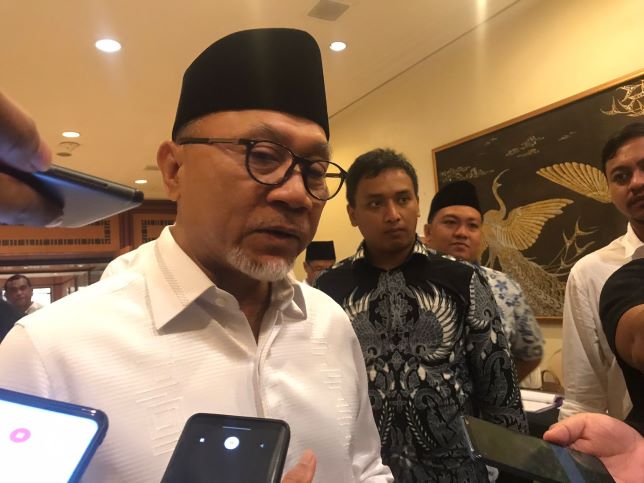 Ketua Umum PAN Zulkifli Hasan. (Dimas Nur Apriyanto/JawaPos.com)