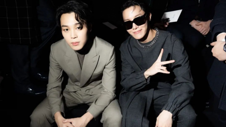 Jimin dan J-Hope, member BTS menyumbang untuk korban bencana gempa Turki-Suriah. (Instagram/@harpersbazaarhk.)