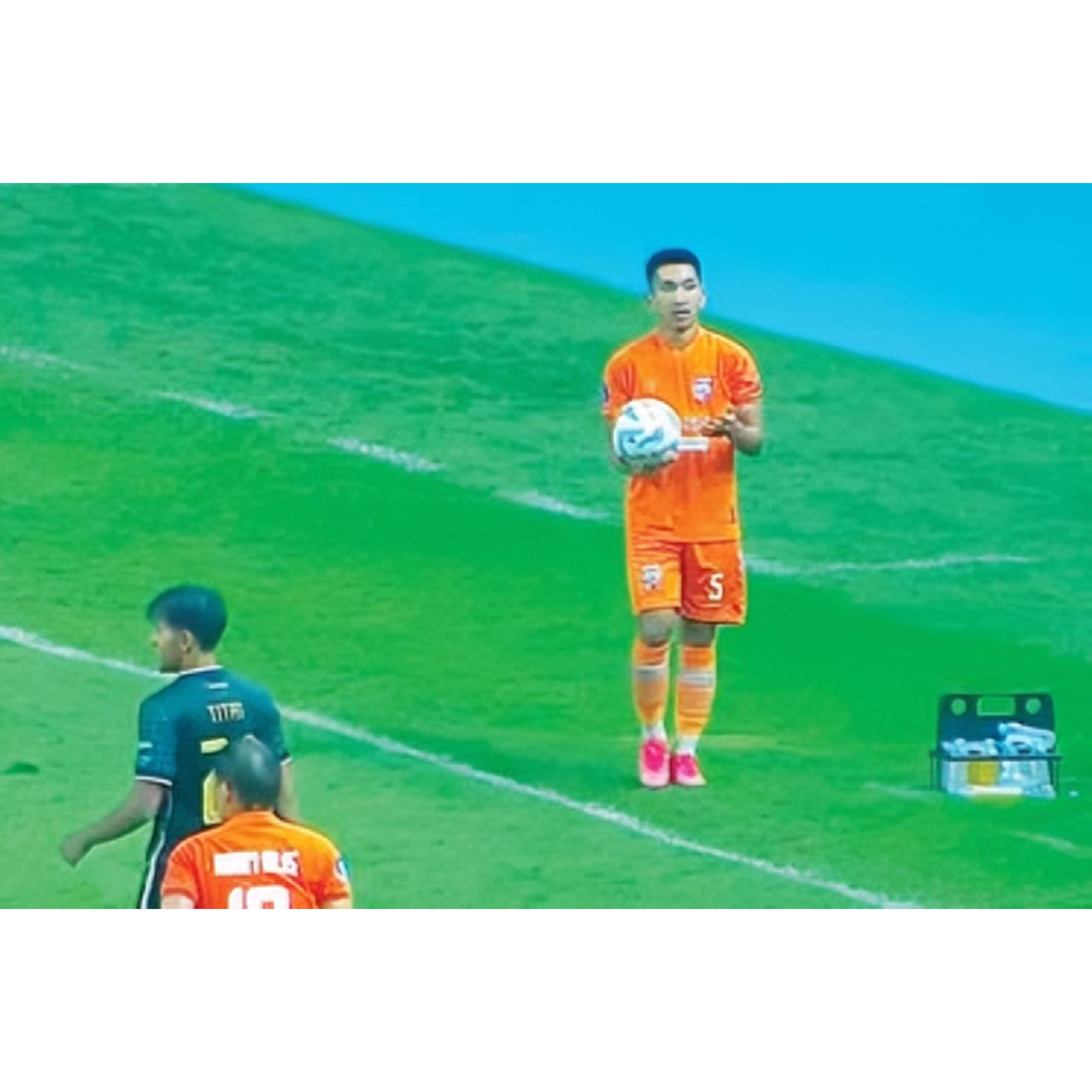 APRESIASI: Rahmad Dandi Sonriza saat tampil bersama Borneo FC beberapa waktu lalu.(TANGKAPAN LAYAR SAAT PERTANDINGAN DARI PENAYANGAN LIGA 1 DI INDOSIAR)