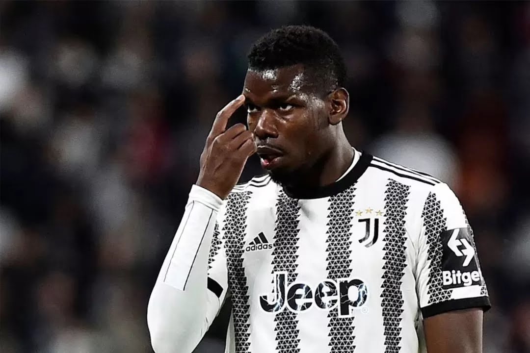 Gelandang Juventus Paul Pogba dijatuhi larangan bermain sepak bola selama 4 tahun oleh pengadilan anti-doping nasional Italia (Nado) karena positif menggunakan zat terlarang DHEA.(Foto: Reuters)
