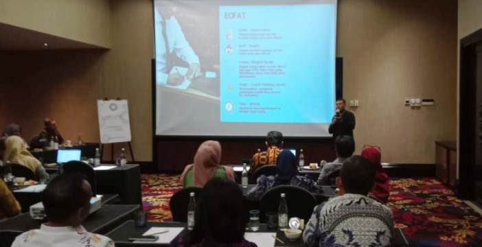 Sosialisasi jurnalisme pemerintah yang ramah terhadap Search Engine Optimization (SEO). Kegiatan ini diikuti 110 Dinas Komunikasi dan Informatika dari berbagai provinsi, termasuk Diskominfo Agam.
