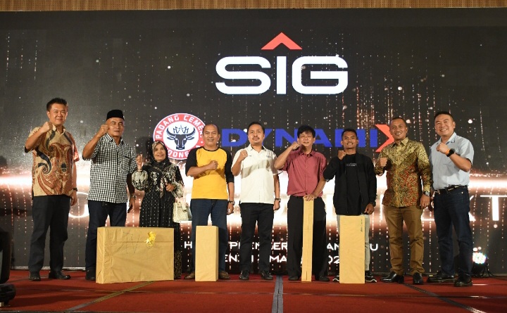 PT Semen Indonesia (Persero) Tbk (SIG) menyelenggarakan Retail Gathering untuk wilayah Riau di Hotel Premiere Pekanbaru, Riau, Senin (4/3/2024).