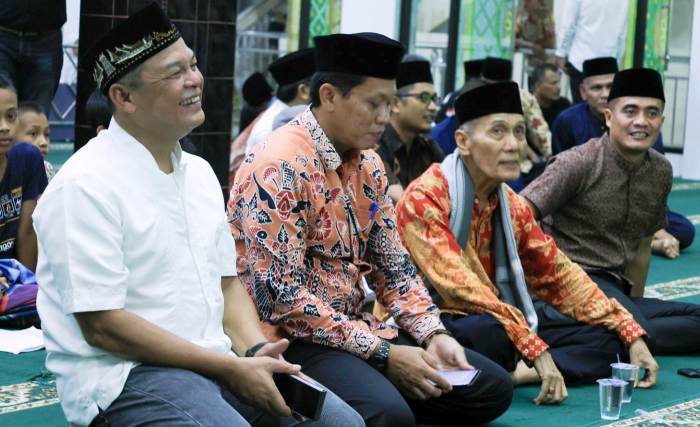 TSR Provinsi Sumatera Barat dipimpin Danrem 032/Wirabraja Brigjen TNI Rayen Obersyl, dan Asisten II Elfis Candra di Masjid Raya Air Santok, Kecamatan Pariaman Timur, Sabtu (16/3/2024).