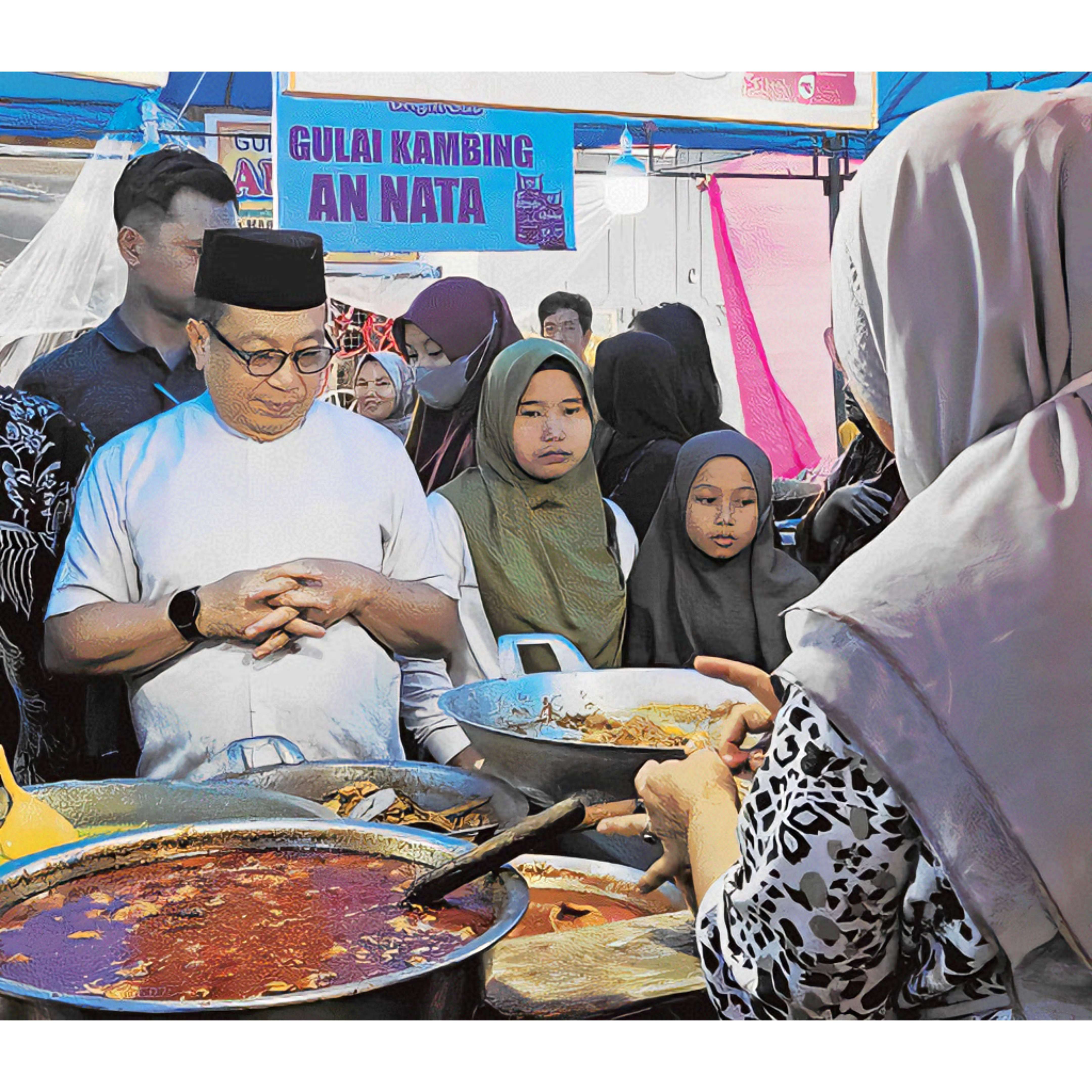TINJAUAN: Pj Wali Kota Payakumbuh Jasman meninjau pasar pabukoan akhir pekan lalu.(PEMKO PAYAKUMBUH UNTUK PADEK)