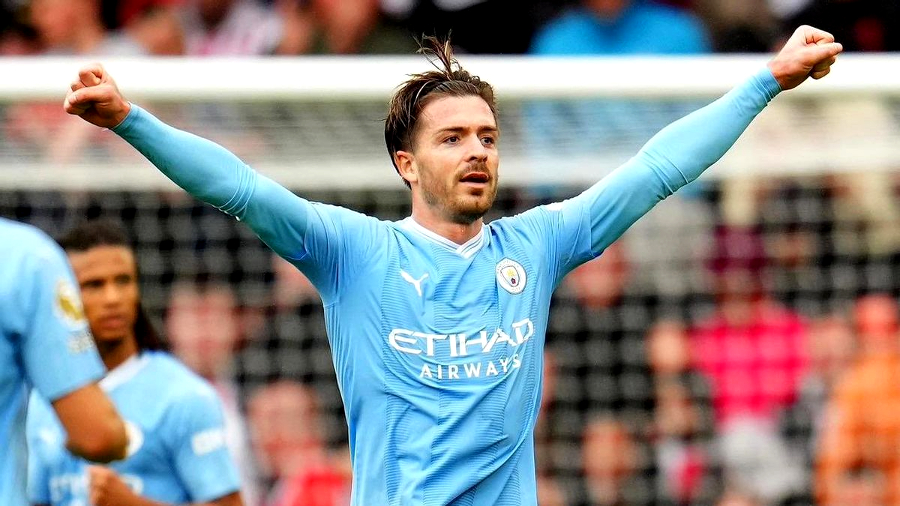 Jack Grealish masuk daftar pemain paling berharga di klub Liga Premier.( foto: X @JackGrealish)