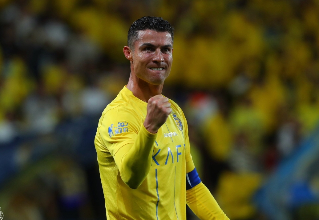 Cristiano Ronaldo menjadi bintang lapangan dengan mencetak hattrick dalam laga Al Nassr melawan Al Taee. (Foto: X Al Nassr)