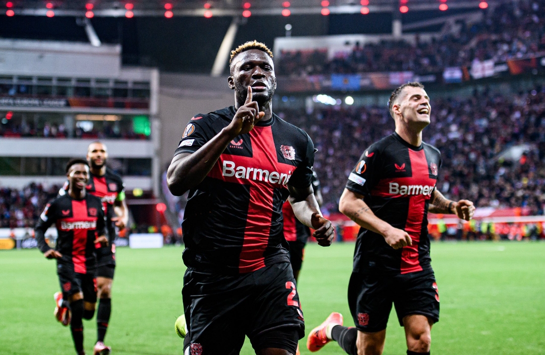Bayer Leverkusen meraih kemenangan 2-0 atas West Ham United pada leg pertama perempat final Liga Europa UEFA, yang digelar di BayArena, Jumat dini hari WIB (12/4/2024).