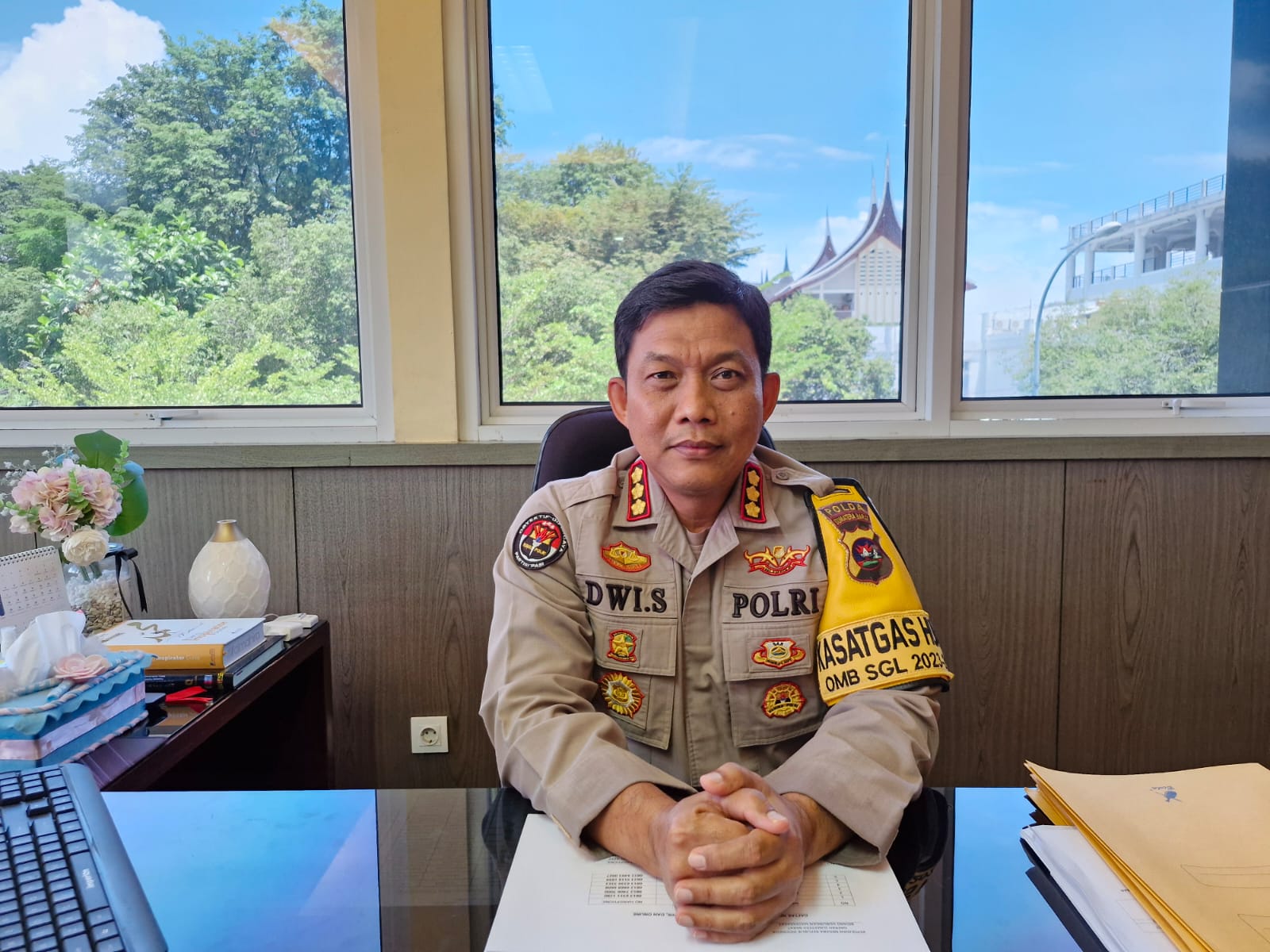KOMBES POL DWI SULISTYAWAN (HUMAS POLDA SUMBAR)