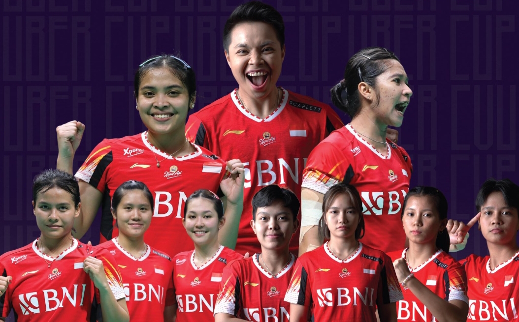 Terima kasih untuk Tim Putri Indonesia yang telah mencapai final Piala Uber 2024. (Foto: PBSI)