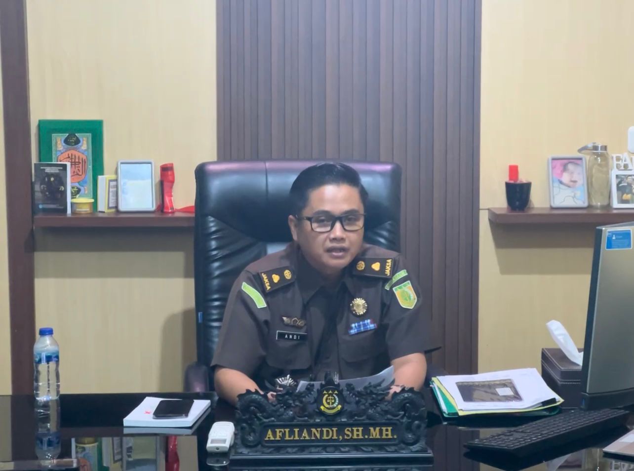 Kasi Intelegen Kejari Padang Afliandi. (SUYUDI/PADEK)
