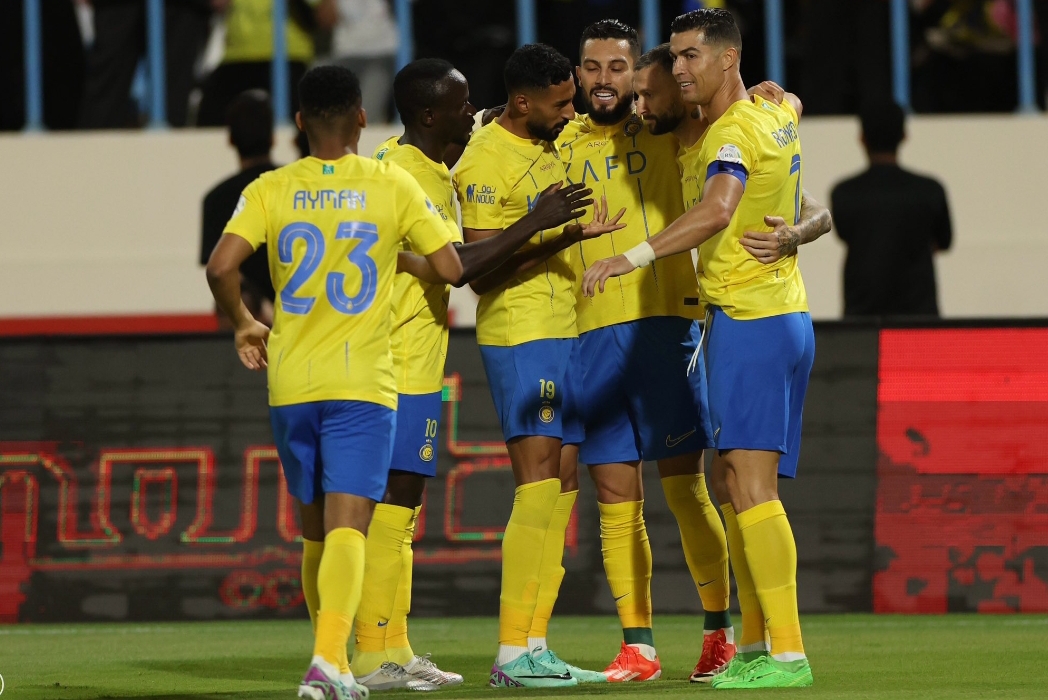 Al-Nassr menang 3-2 atas Al-Akhdoud, berkat  gol Marcelo Brozovic di masa injury time. (Foto: X Al Nassr FC)