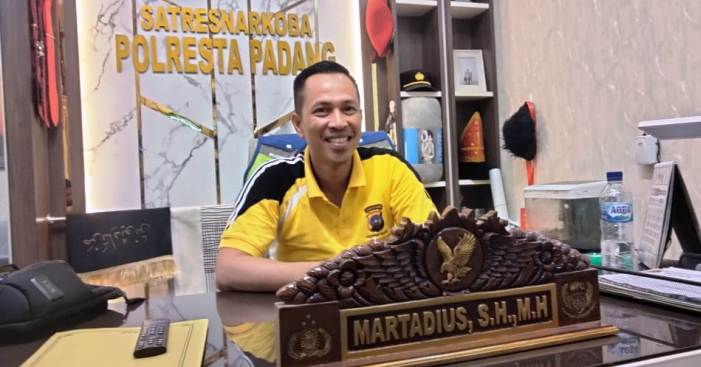 Kasat Narkoba Polresta Padang, AKP Martadius