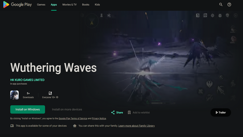 Pemain Wuthering Waves mobile bisa bergembira karena client gamenya sudah tersedia untuk diunduh. (Foto: Game8)