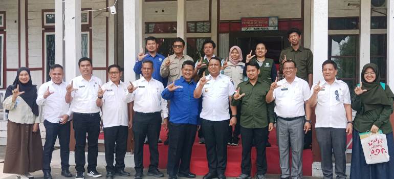 Kasi Perencanaan dan Penataan Kawasan Hutan (PPKH), BPKH wilayah I Medan usai diskusinya bersama Pj Bupati Mentawai, akhir pekan kemarin.