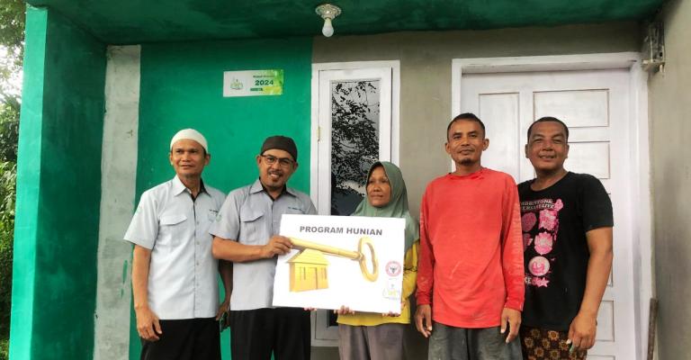 Rumah Silvia Dewina (42), warga  RT 3, RW 2, Kelurahan Koto Lalang, Kecamatan Lubukkilangan, Kota Padang.