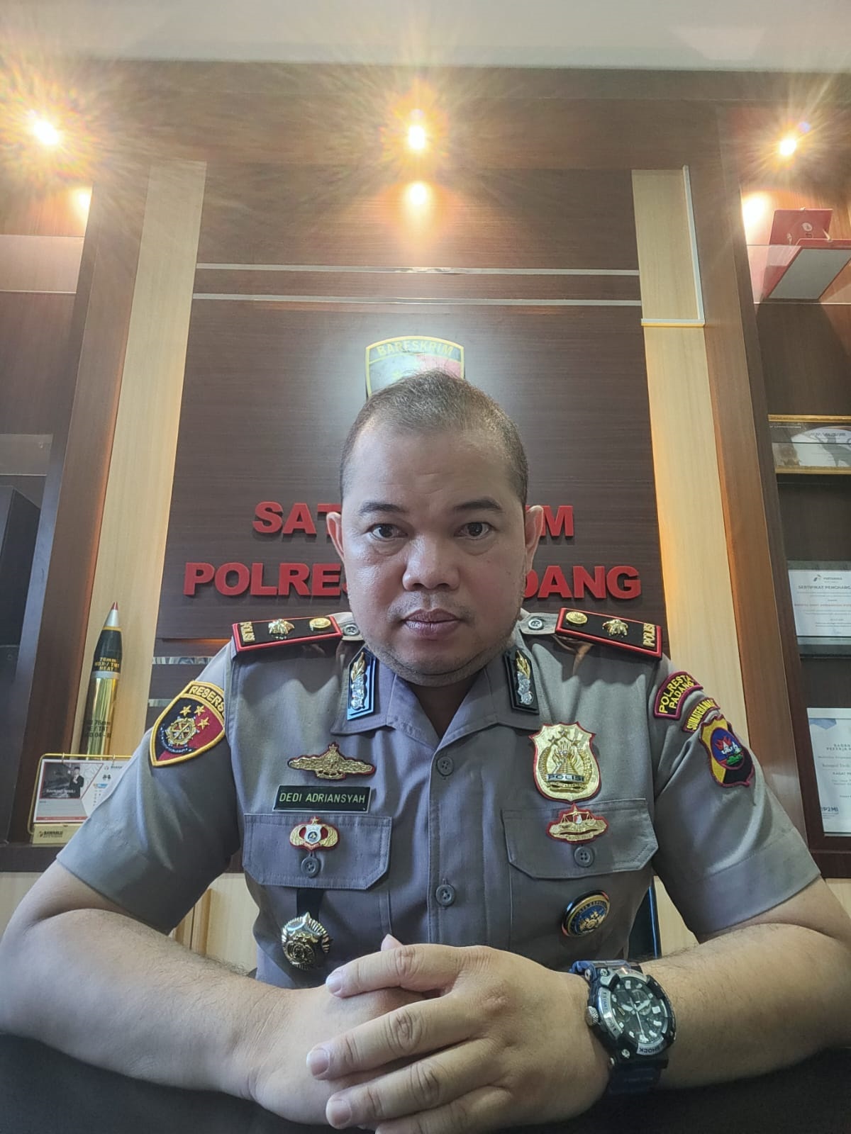 Kasat Reskrim Polresta Padang Kompol Dedy Adriansyah Putra. (JEFRIMON/PADEK)