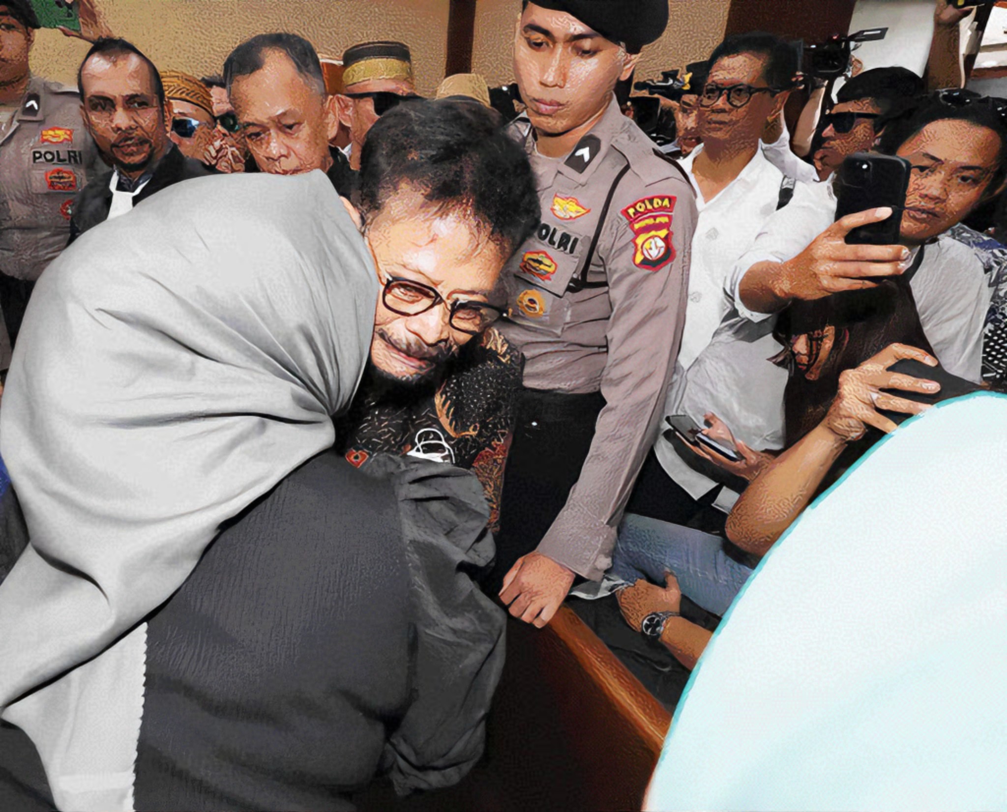 DIANGGAP BERBELIT-BELIT: Eks Menteri Pertanian (Mentan) Syahrul Yasin Limpo (SYL) di Pengadilan Tipikor, Jakarta, kemarin. (FEDRIK TARIGAN/JPG)