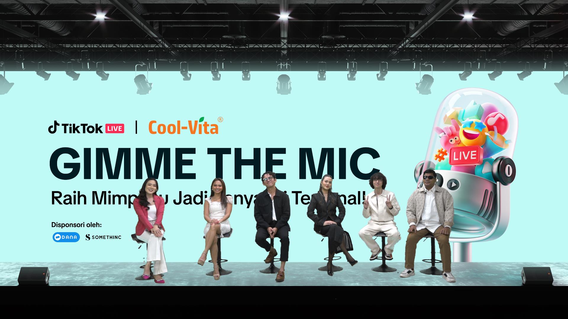 TikTok LIVE kembali menghadirkan ajang pencarian bakat Nasional bertajuk &rdquo;Gimme The Mic&rdquo; (DOKUMEN PRIBADI)