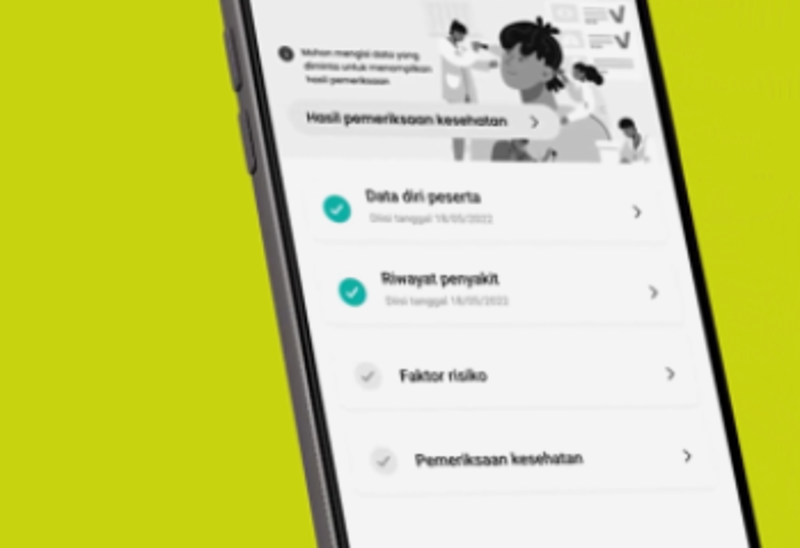 Notifikasi WhatsApp hasil skrining penyakit tidak menular (PTM) dikirimkan kepada pasien dengan hasil skrining di atas ambang batas normal. (Foto: Kemenkes)