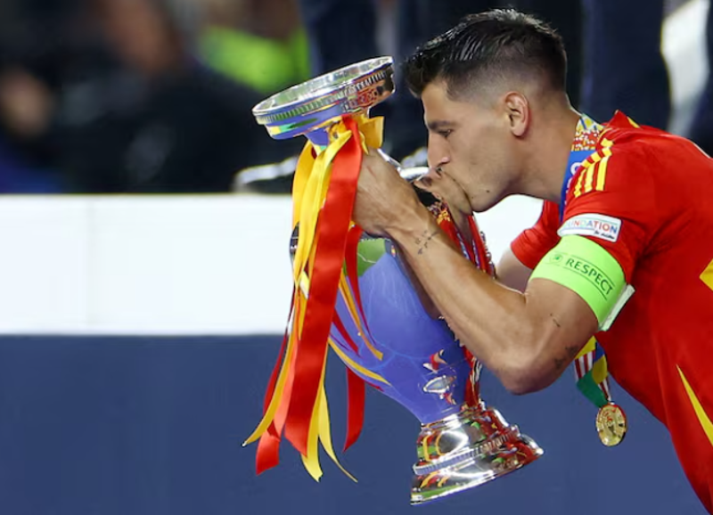 Kapten tim nasional Spanyol yang baru saja menjuarai Euro 2024, kini resmi bergabung dengan AC Milan. (Foto: Reuters)