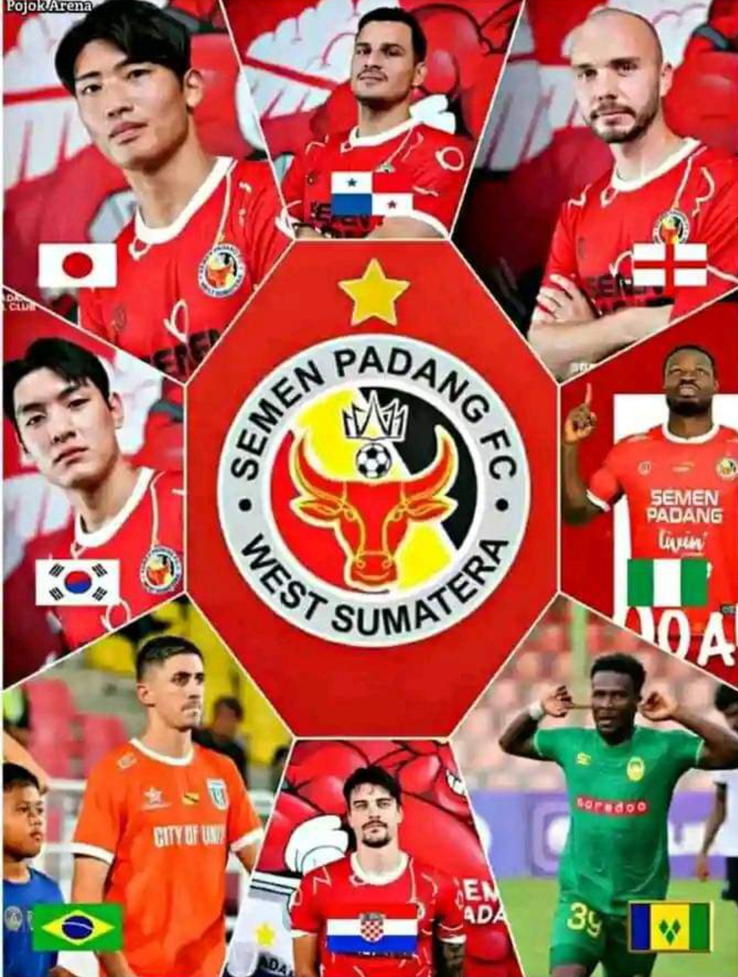 Pemain Asing Semen Padang FC di Liga 1 Musim 2024/2025. (Foto: SPFC)