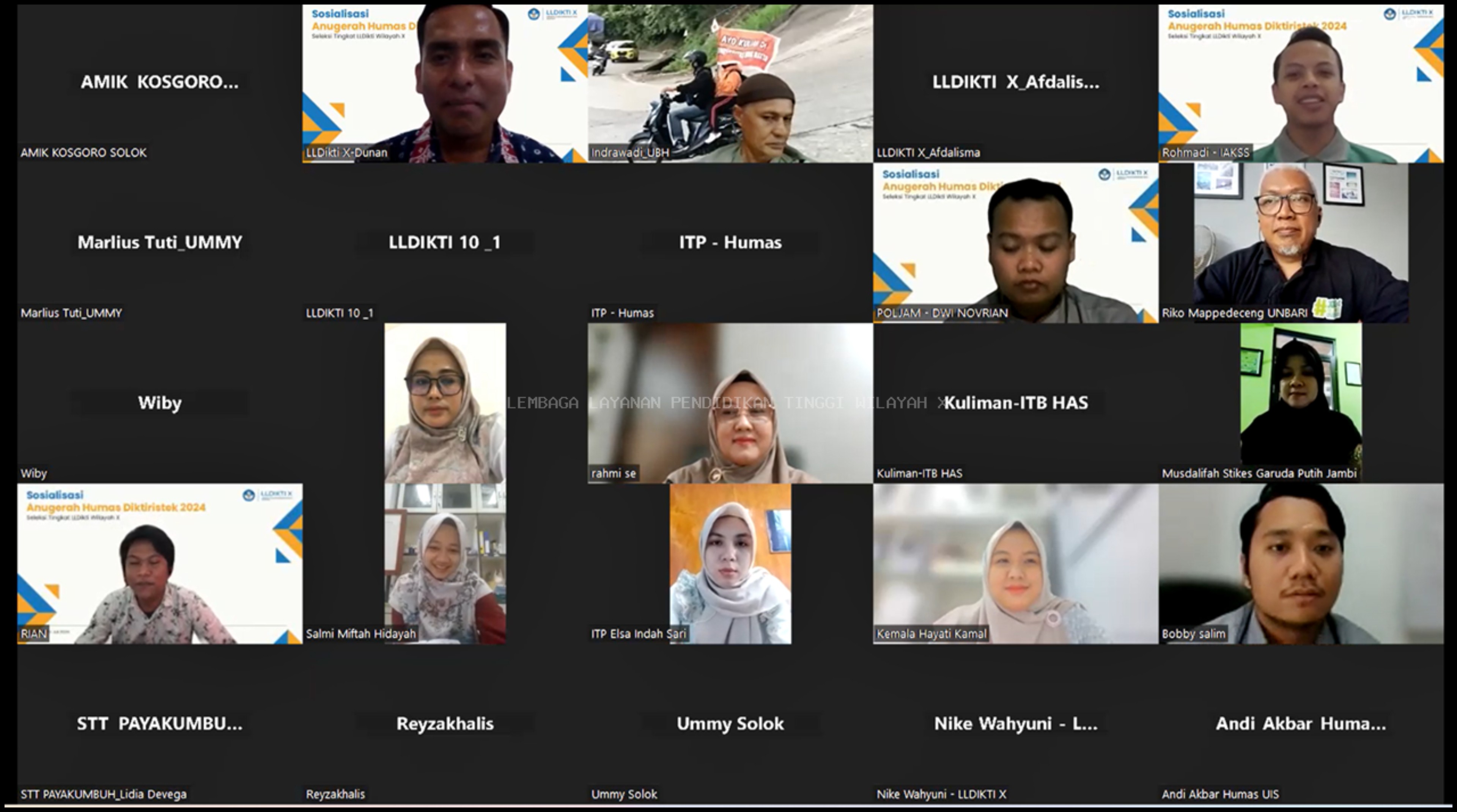 Sosialisasi AHD 2024 Bagi PTS Di Lingkungan LLDIKTI Wilayah X. (Humas LLDIKTI X)